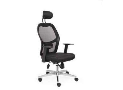 Bürostühle Luxus Schwarz gepolstert Computer-Drehstuhl Möbel Chefsessel